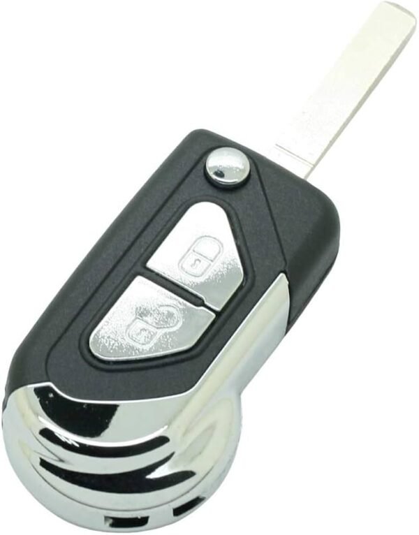Car Key Fob Cases for Citroen DS3 C3 Flip Remote Car Key Shell Fob Replacement Key Cover,2 Button VA2 Blade