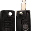 3 Buttons Car Flip Remote Key Shell for Peugeot
