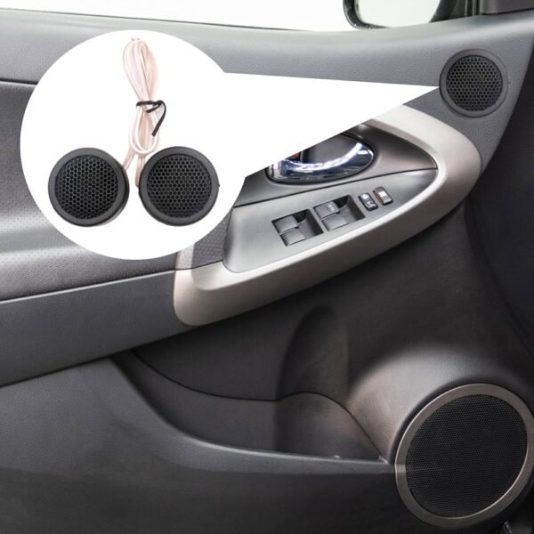Tweeters For Car O 2Pcs Universal Tweeter Speakers 500W Super Power Loudspeaker Car O System Round H9F997 Car O Tweeter Car Speakers Dome Tweeter Car Loudspeaker Sound Loudspeaker Car O Amplifiers Car