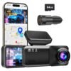 Dash Cam 4K Full HD Dash Camera for Cars Included 64GB Card