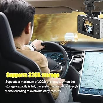 Dash Cam K6000 HD Front Car 2.4 1080P Screen DVR Vehicle Camera Recorder Motion Detection Surveillance Support 32GB Memory