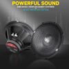 10 Inch Car Subwoofer Speaker 300 Watt High Powered Car Audio Sound Component Speaker System